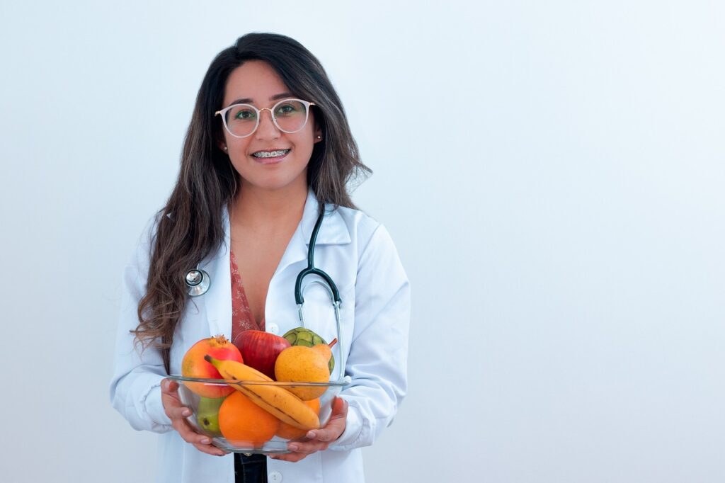 Nutricionista, profissional da saúde.